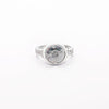 Moonstone Zircon Studded Ring