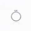 Classic Solitaire Silver Ring