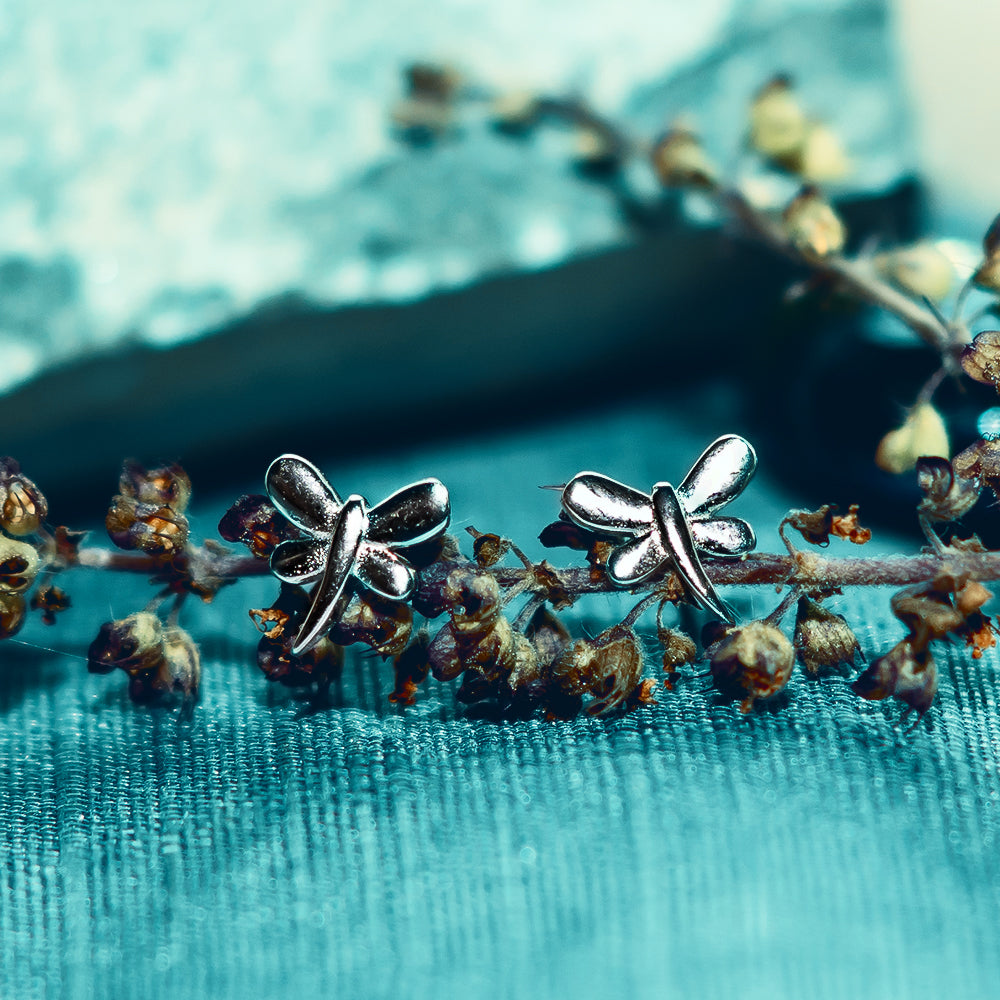 Dragon Fly Stud Eearrings