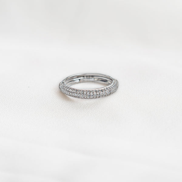 Double Sided Silver Ring