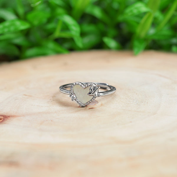 Lovebird Heart Ring