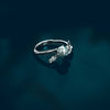 Sparkly Zircon Fish Ring