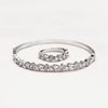 Dazzling Baguette CZ Bangle and Ring