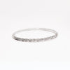 Zirconia Silver Bangle and Ring Set