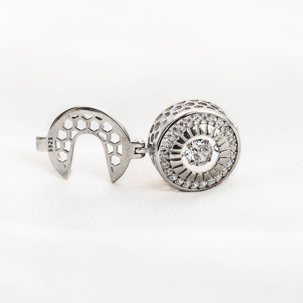 Dancing Silver Buttons for Women