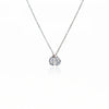 Princess-Cut Solitaire Bug Necklace