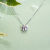 Princess-Cut Solitaire Bug Necklace