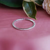 Silver Zirconia Tennis Bangle