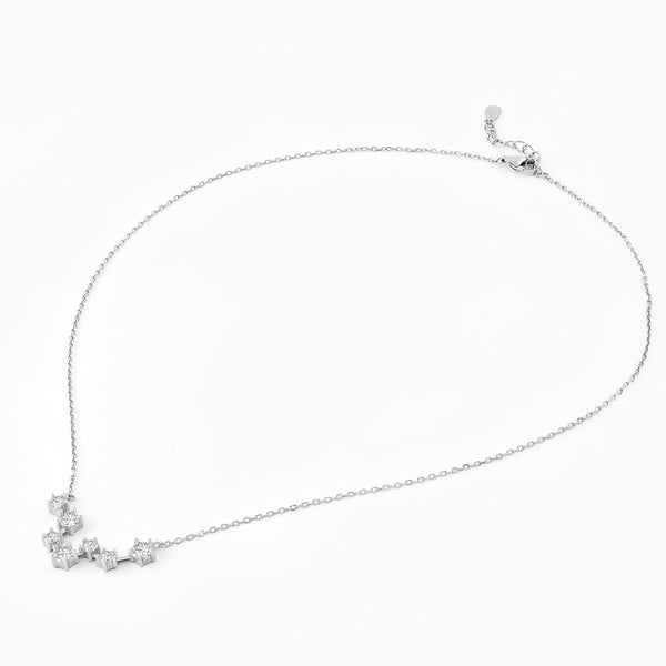 Zodiac Zirconia Silver Necklace