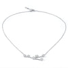 Zodiac Zirconia Silver Necklace