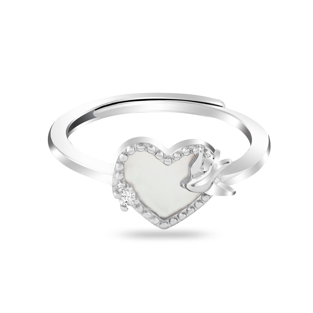 Lovebird Heart Ring