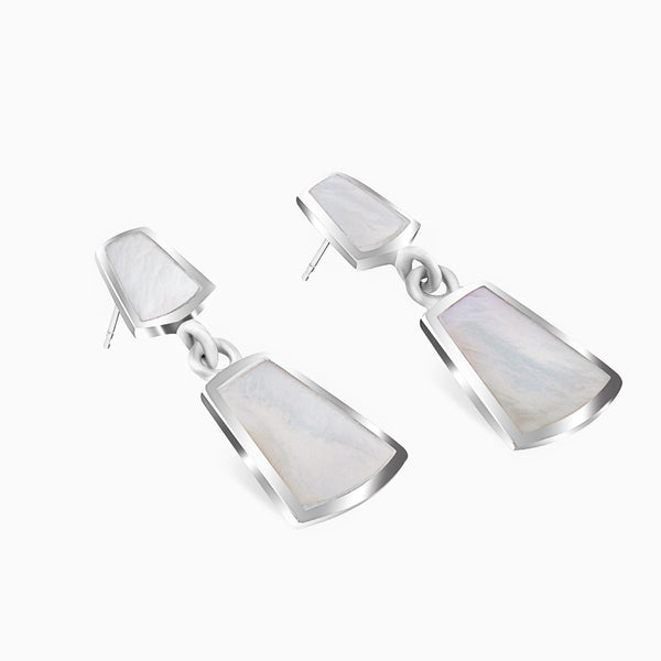 Hanging Moonstone Earrings