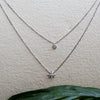 Starfish & Solitaire Pendant Necklace