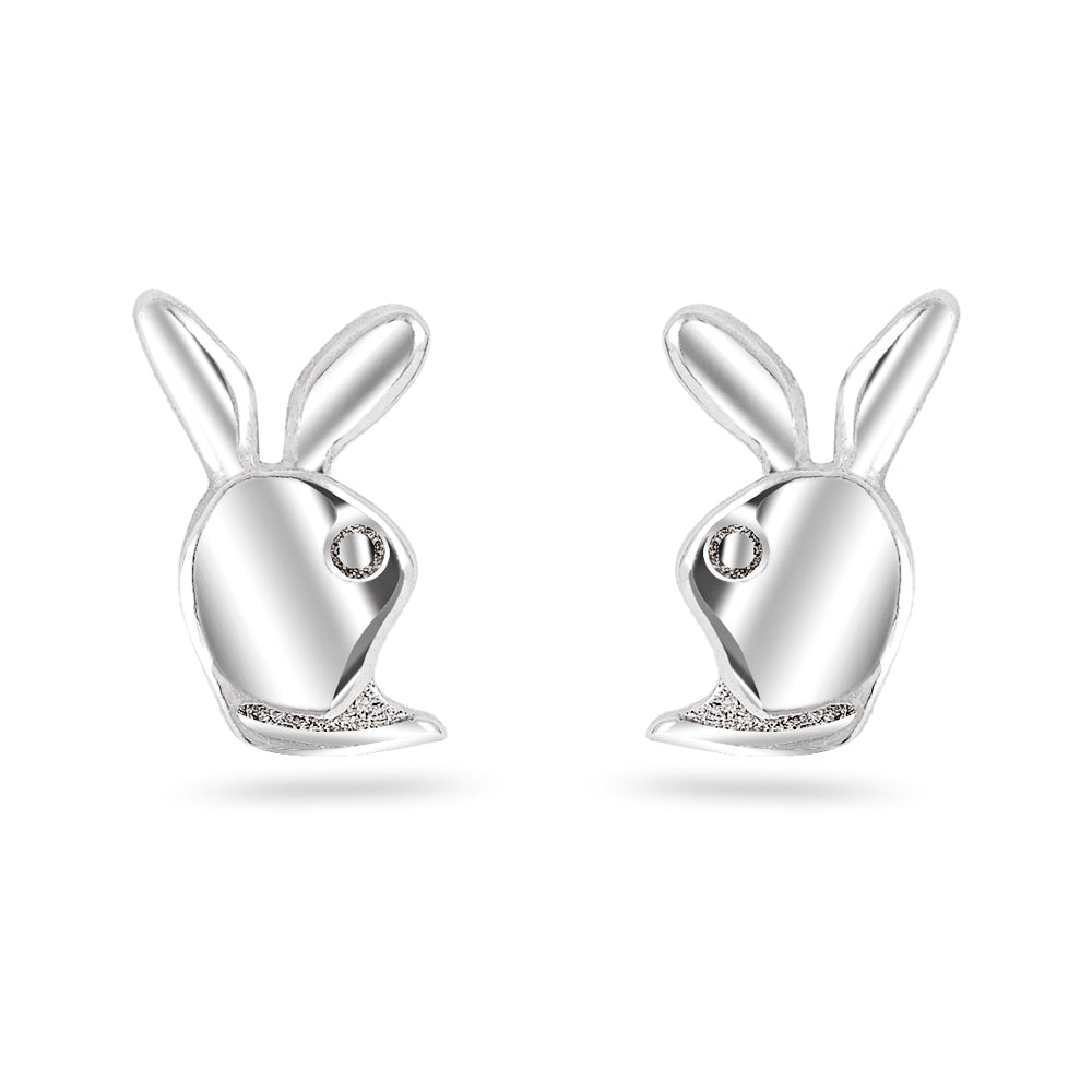 Charming Rabbit Stud Earrings