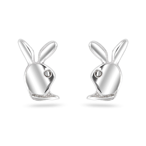 Charming Rabbit Stud Earrings