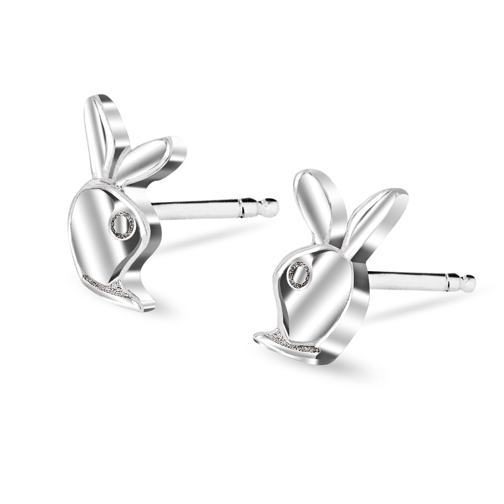 Charming Rabbit Stud Earrings