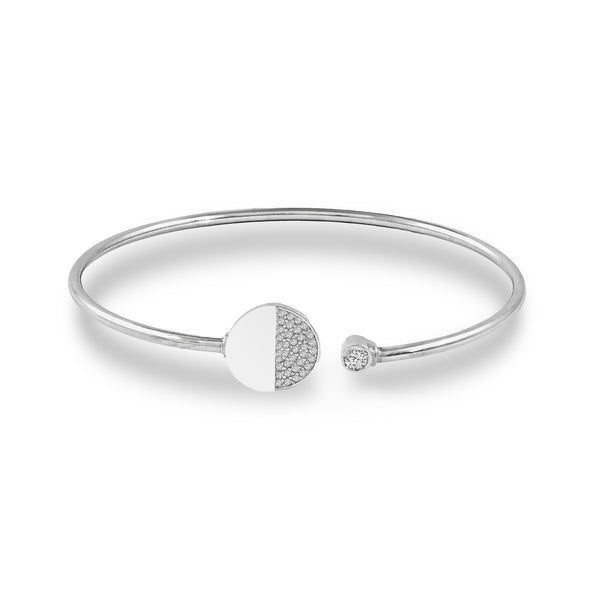 Silver B Dimension Cuff Bangle